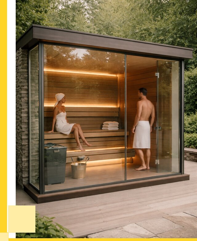 Сауна стеклянная и двери для сауны в Нефтеюганске от 254200 р. | ЭриданНфт