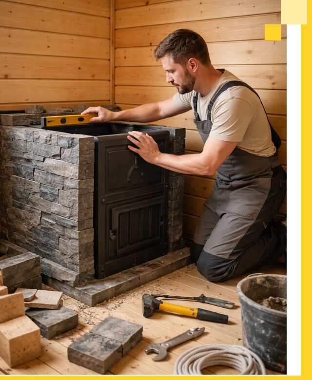 Производство и установка печей для саун под ключ в Нефтеюганске