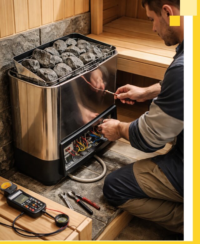 Продажа и установка электрокаменок для саун в Нефтеюганске