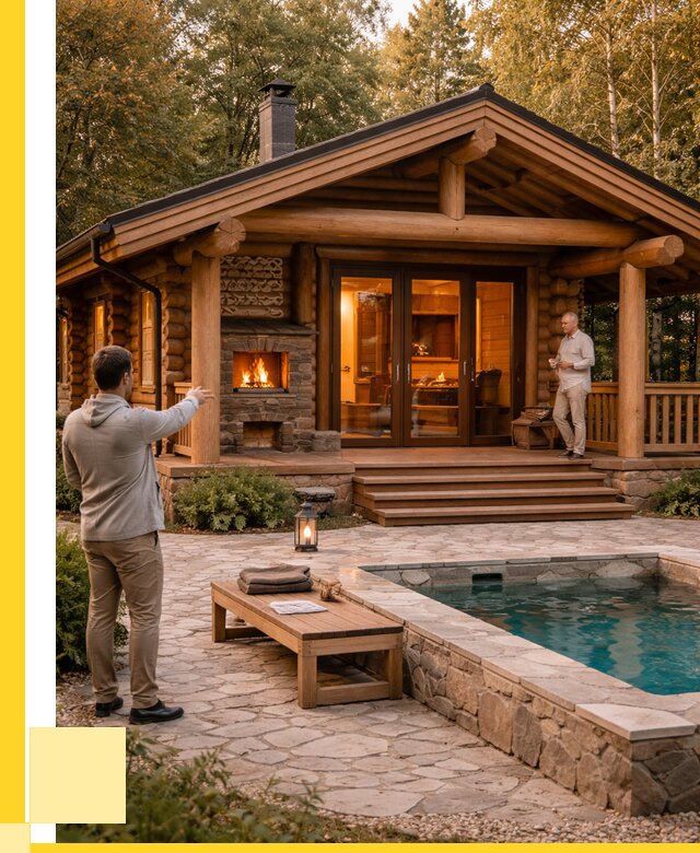 Проекты бань и хамам в Нефтеюганске от 25420 р. | ЭриданНфт