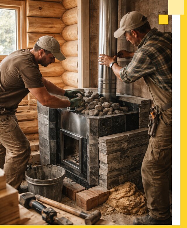 Строительство и отделка русских бань под ключ в Нефтеюганске