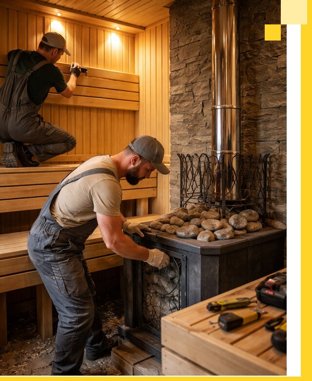 Комплексный дизайн бань, саун и зон отдыха в Нефтеюганске