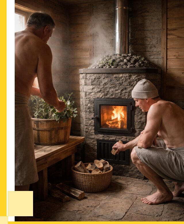 Банные печи под ключ в Нефтеюганске от 45756 р. | ЭриданНфт кирпичная