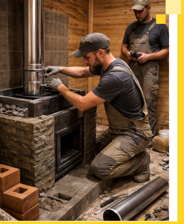 Изготовление и установка банных печей под ключ в Нефтеюганске