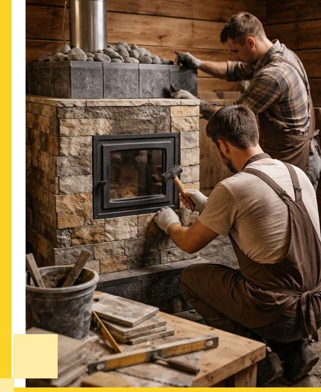 Облицовка банной печи в Нефтеюганске от 15252 р. | ЭриданНфт