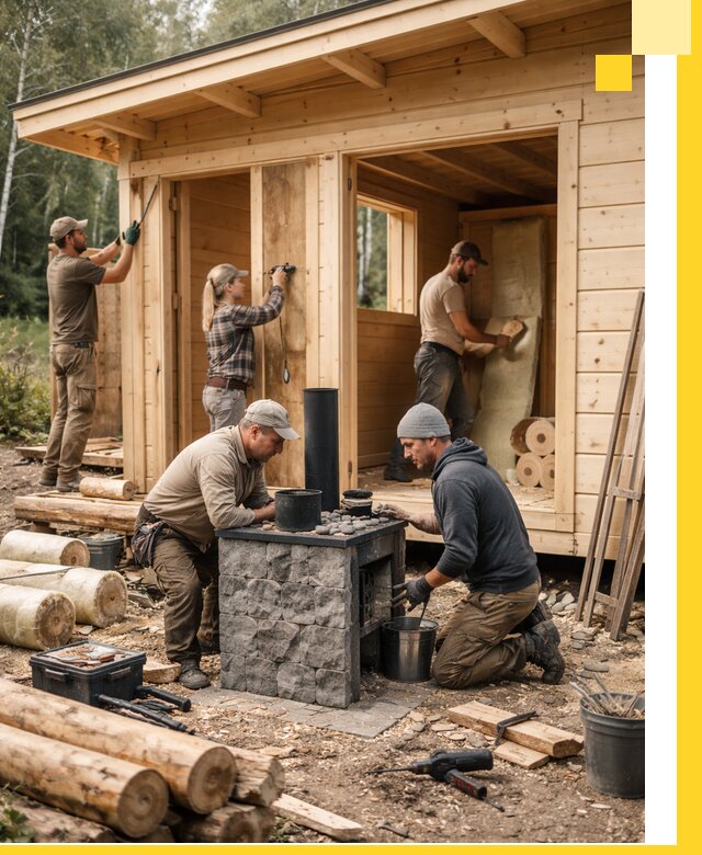 Купить баню под ключ в Нефтеюганске строительство монтаж отделка