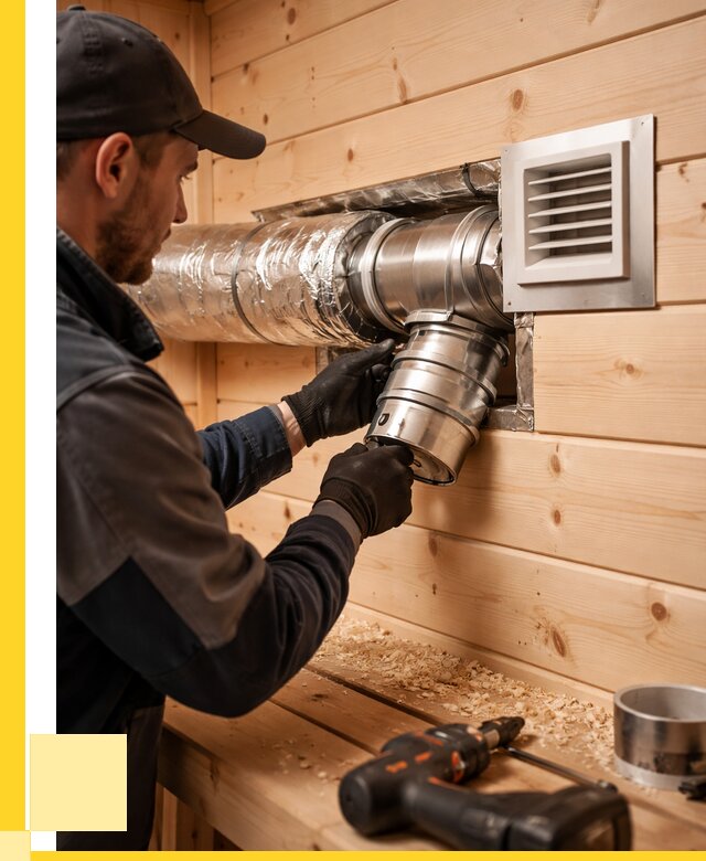 Монтаж вентиляции бани в Нефтеюганске от 12202 р. | ЭриданНфт