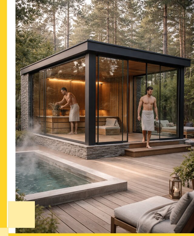 Стеклянные бани и двери в Нефтеюганске от 457560 р. | ЭриданНфт