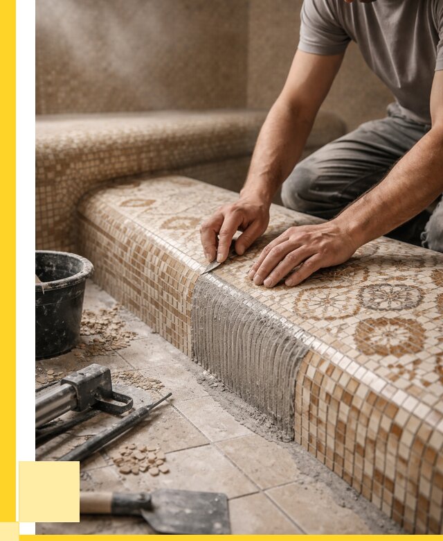 Плитка для хамама под ключ в Нефтеюганске от 3559 р. | ЭриданНфт